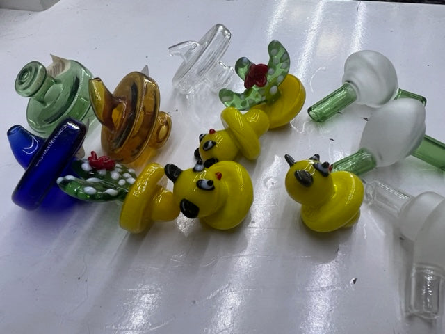 Carb Cap Glass dabbing ring
